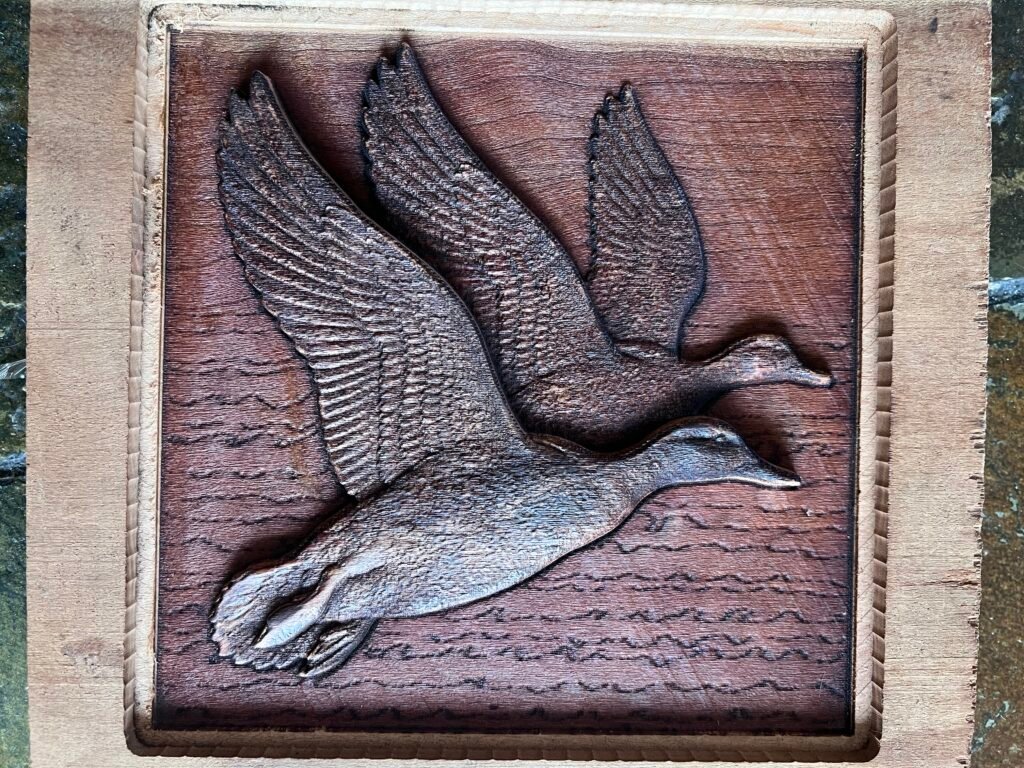 Woodcrafted work from Glade Creek Carving Co.