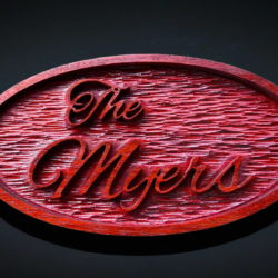 The Heritage Family Name Plaque