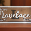 Personalized Wedding date decor